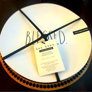 NWT- Rae Dunn Blessed Melamine Plates